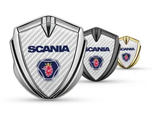 Scania Emblem Silicon Badge Pro Style Stainless Steel